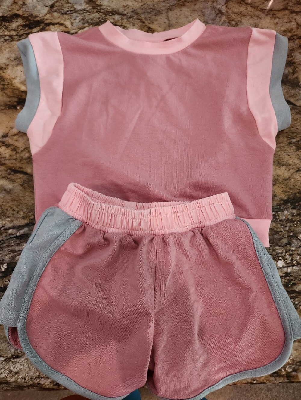 Kids Pink and Gray Matching Set - Brand: